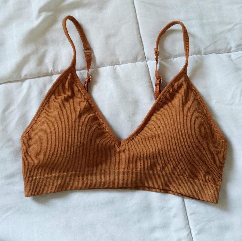 Rust color bralette